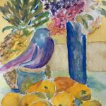 Artist: Christine Bozar - Artwork: Artwork: Bird With Fruit And Flowers